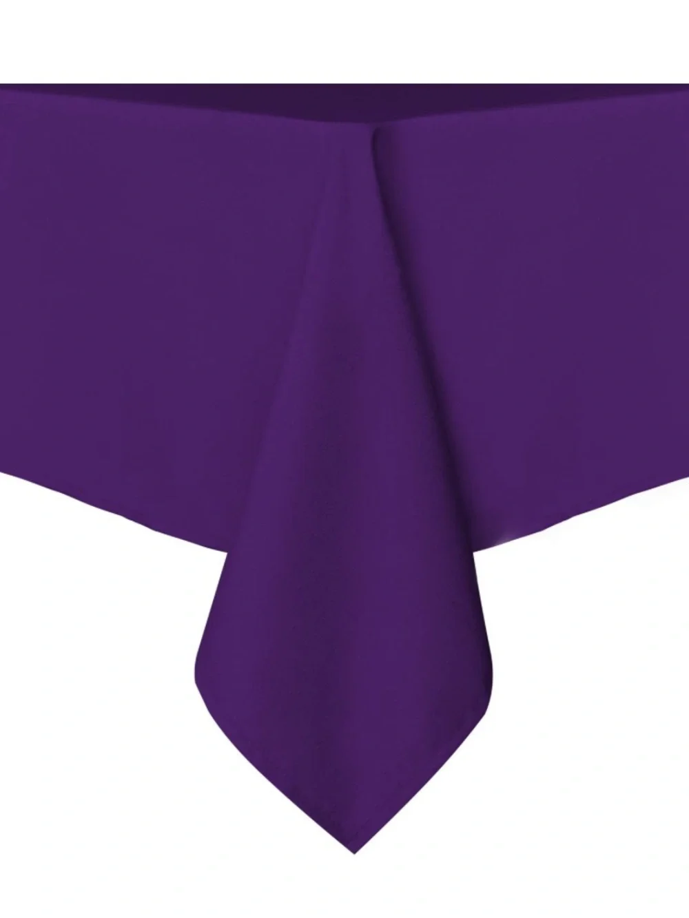 Classic Tablecloth Stain & Wrinkle Resistant Washable Polyester 60x84” PURPLE
